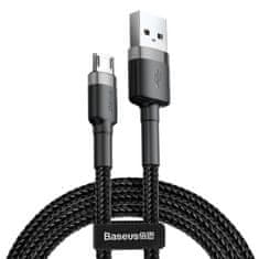 BASEUS Cafule kabel USB / Micro USB 2A 3m, crno/siva