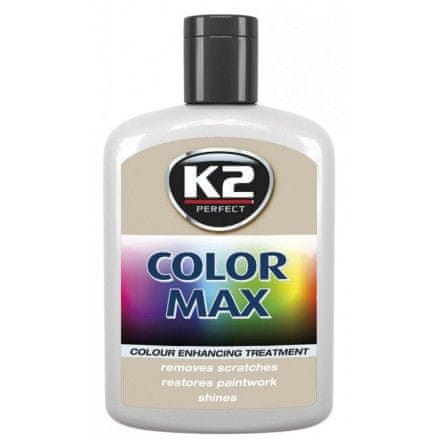 K2 Pasta u boji s voskom Color Max, 200 ml, srebrna