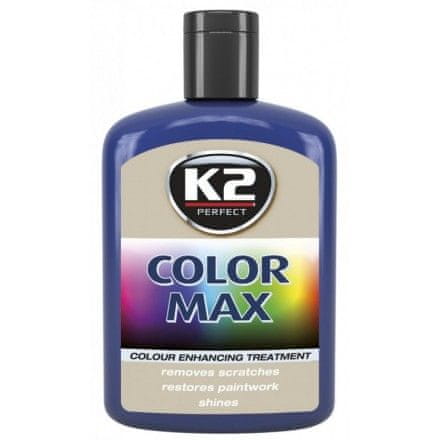 K2 obojena pasta s voskom Color Max, 200 ml, tamno plava