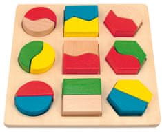 Woody tabla s geometrijskim oblicima
