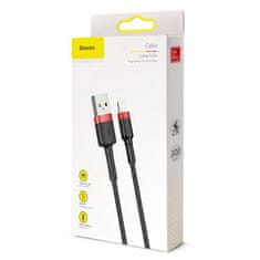BASEUS Cafule kabel USB / Lightning QC 3.0 2A 3m, crno/crvena