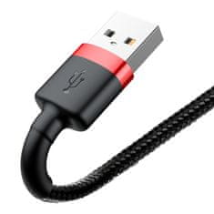 BASEUS Cafule kabel USB / Lightning QC 3.0 2A 3m, crno/crvena
