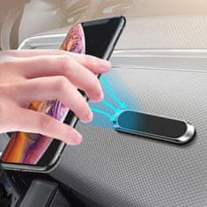 MG Flat magnetski držač mobitela za auto, crno