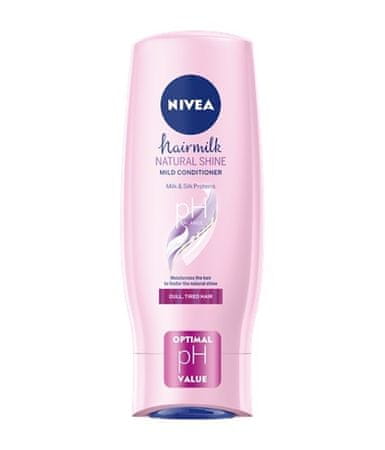 Nivea Hairmilk Natural Shine balzam za kosu, 200 ml