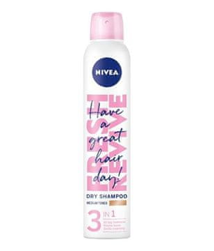 Nivea Fresh Revive suhi šampon, Medium Tones, 200 ml