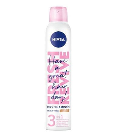 Nivea Fresh Revive suhi šampon, Medium Tones, 200 ml