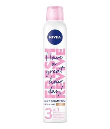 Nivea Fresh Revive suhi šampon, Medium Tones, 200 ml