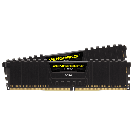Corsair Vengeance LPX RAM memorija 16GB (2 x 8GB) DDR4, DRAM, 3000MHz, PC4-24000, CL16 (CMK16GX4M2D3000C16)