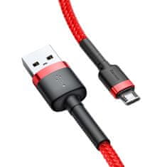 BASEUS Cafule kabel USB / Micro USB QC 3.0 1.5A 2m, crvena