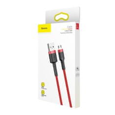 BASEUS Cafule kabel USB / Micro USB QC 3.0 1.5A 2m, crvena