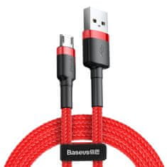 BASEUS Cafule kabel USB / Micro USB QC 3.0 1.5A 2m, crvena