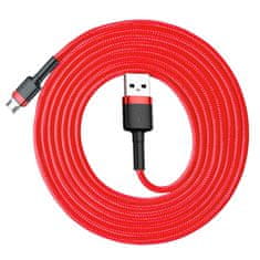 BASEUS Cafule kabel USB / Micro USB QC 3.0 1.5A 2m, crvena