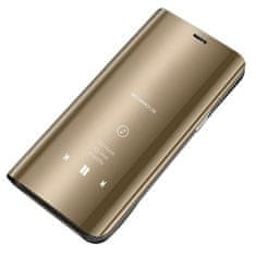 MG Clear View preklopna maska za Huawei Y5 2019, zlato