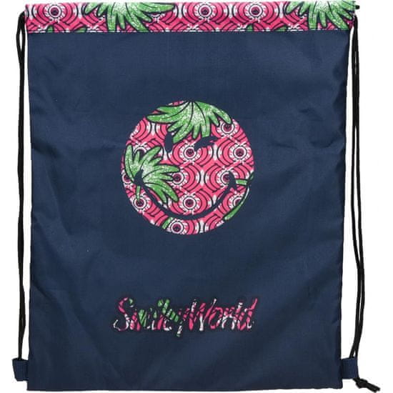 Smiley World vrećica za tenisice, plava/print