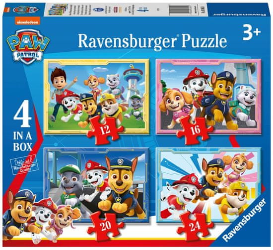 Ravensburger 030651 Paw Patrol slagalica, 4 u 1