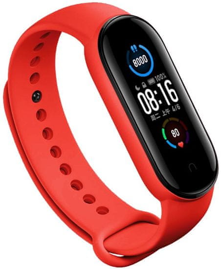 EPICO Silicone Strap zamjenski remen Xiaomi Mi Band 5/6 (50818101100001), crveni