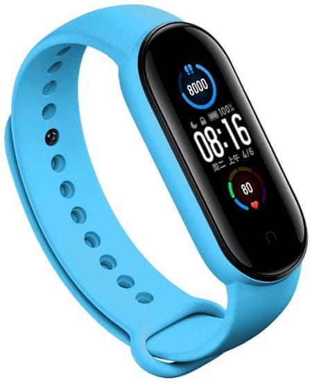 EPICO Silicone Strap zamjenski remen Xiaomi Mi Band 5/6 (50818101100001), svijetlo plavi