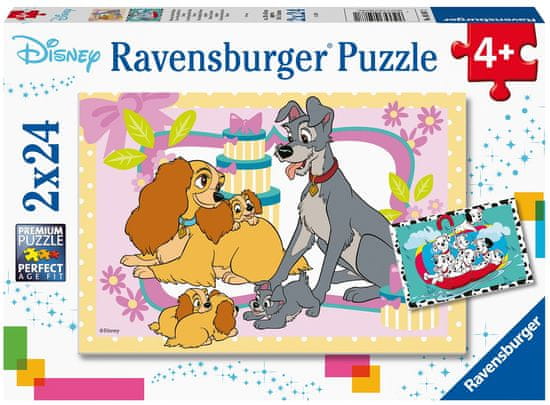 Ravensburger 050871 Slagalica Disney bajke, 2x 24 delov