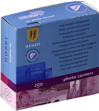Henzo Foto kutovi 250 kom, transparentni i bez kiseline 18311.00