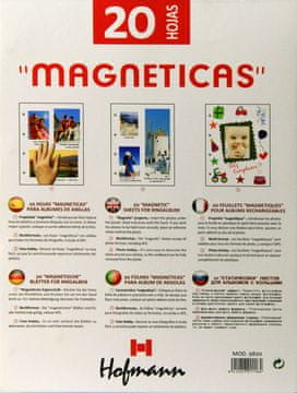 Hofmann Listovi za umetanje fotografija A4, za različite dimenzije, magnetski 9820