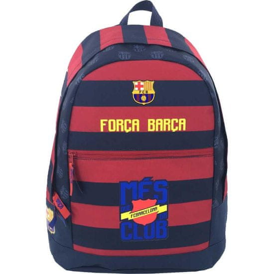 Barcelona FC ruksak, ovalni, plava/crvena