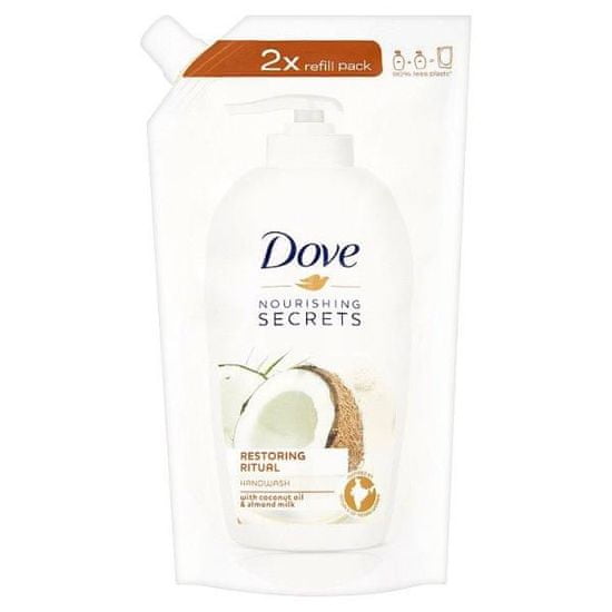 Dove Restoring Ritual tekući sapun - refil, Coconut Oil & Almond Milk, 500 ml