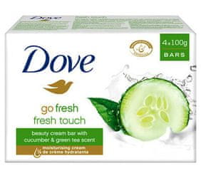 Dove Go Fresh Fresh Touch čvrsti sapun Cucumber & Green Tea, 4 x 100 g