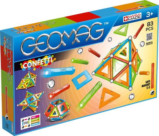 Geomag igra Confetti 83, komplet