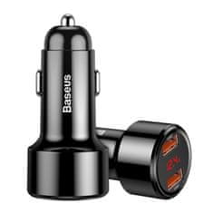BASEUS Magic Series auto punjač 2x USB QC3.0 6A, crno