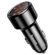 BASEUS Magic Series auto punjač 2x USB QC3.0 6A, crno