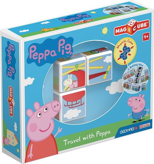 Geomag igra Magicube Peppa Pig Travel with Peppa