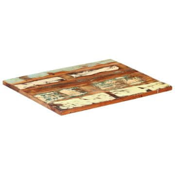 Vidaxl Pravokutna ploča stola 60x70 cm 25-27 mm Masivno reciklirano drvo