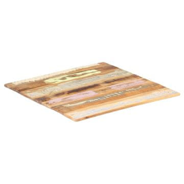 Vidaxl Kvadratna ploča stola 70x70 cm 15-16 mm reciklirano drvo