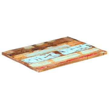 Vidaxl Pravokutna ploča stola 60x90 cm 25-27 mm Puno reciklirano drvo