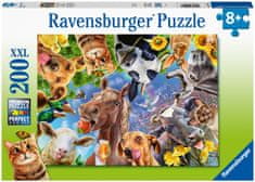 Ravensburger slagalica 129027 Simpatične domaće životinje, 200-dijelna