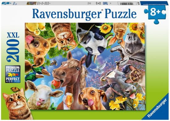 Ravensburger slagalica 129027 Simpatične domaće životinje, 200-dijelna