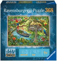 Ravensburger slagalica 129249 Exit KIDS: Džungla, 368-dijelna