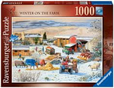 Ravensburger slagalica 164783 Zima na farmi, 1000 dijelova