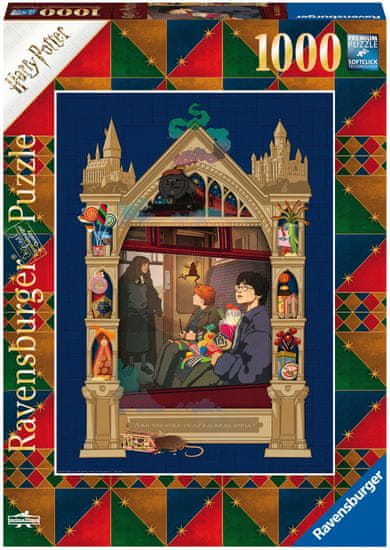 Ravensburger Puzzle 165155 Harry Potter Put do Hogwartsa, 1000 dijelova