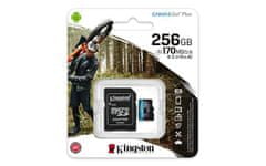 Kingston Canvas Go! Plus microSD 256 GB memorijska kartica + microSD adapter