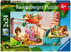 Ravensburger Puzzle 051267 Gigantosaurus, 2x24 dijelova
