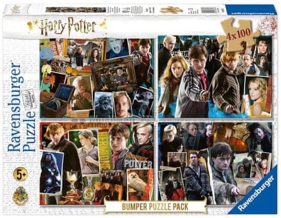 Ravensburger Puzzle 068326 Harry Potter set, 4x100 dijelova