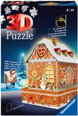 Ravensburger 3D Puzzle 112371 Medena kuća (noćna izdaja), 216 dijelova