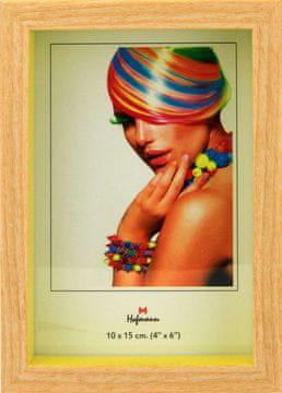 Hofmann Okvir za fotografiju 10x15 cm, drveni, stolni s nožicom, 435, žuti