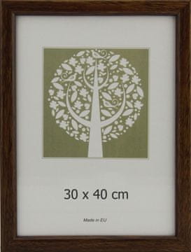 Karako Okvir za fotografiju 30x40 cm, plastika, zidni, 10-A smeđi