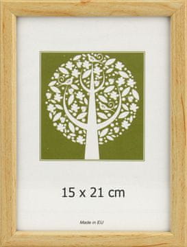 Karako Okvir za fotografiju 15x21 cm, plastika, stolni, zidni, 10-A natur