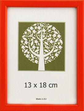 Karako Okvir za fotografiju 13x18 cm, plastika, stolni, zidni, 10-A narančasta