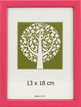 Karako Okvir za fotografiju 13x18 cm, plastika, stolni, zidni, 10-A roza