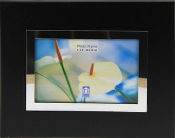 Karako Okvir za fotografiju 10x15 cm, drveni, stolni, zidni, 779 crni