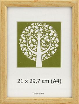 Karako Okvir za fotografiju 21x29,7 cm, plastika, zidni, 10-A natur A4